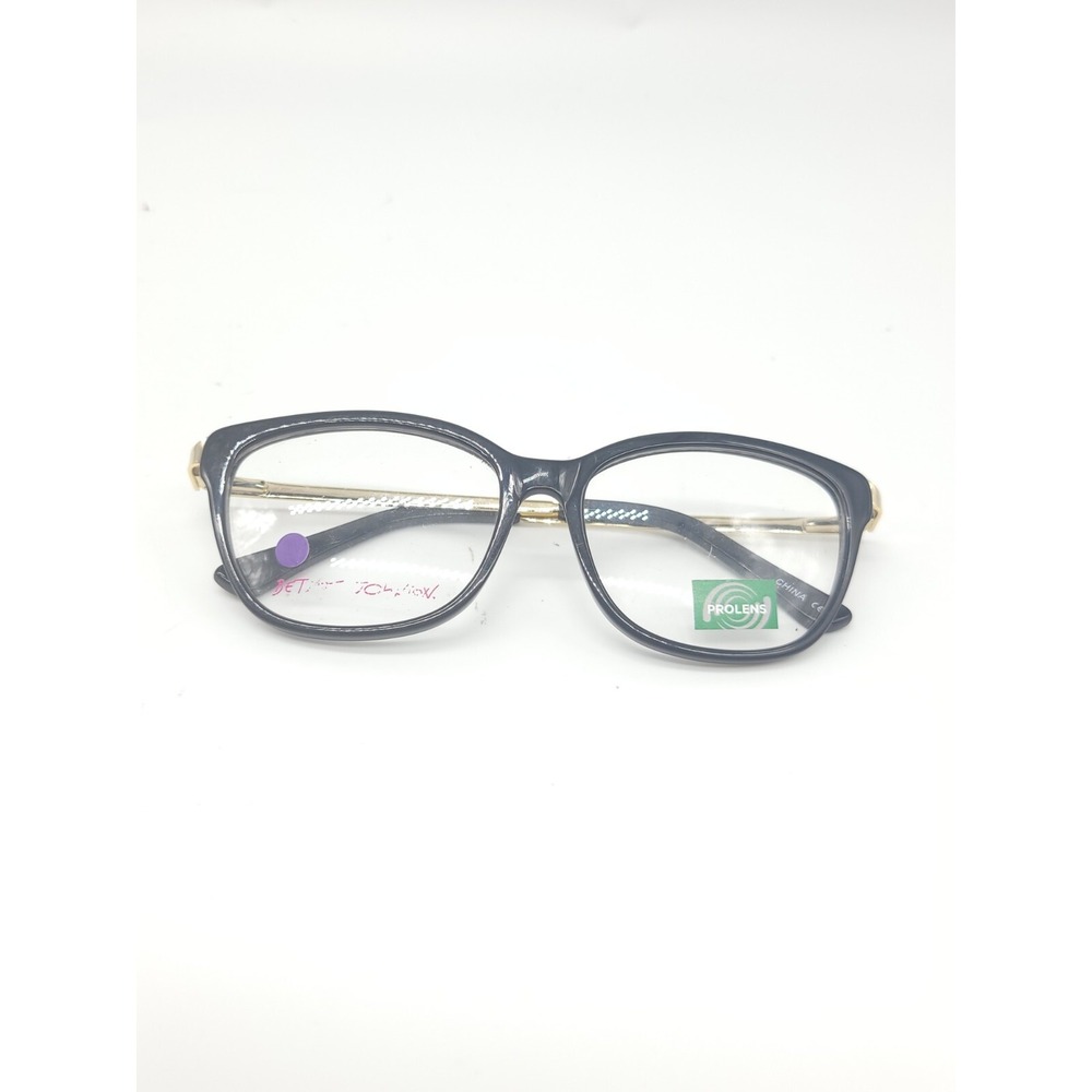 Betsey Johnson Iconic Eyeglasses Black Full Rim Frames 50-16-131